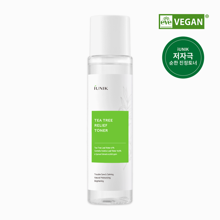 IUNIK Tea Tree Relief Toner - 200ml | تونر آيونيك تي تري ريليف – 200 مل
