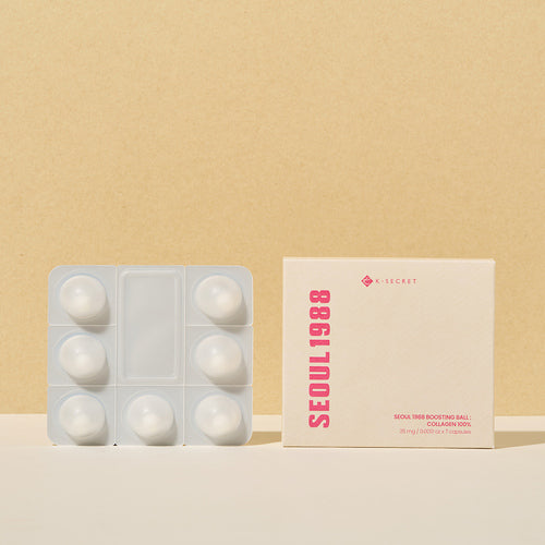 K-SECRET - SEOUL 1988 Boosting Ball: Collagen 100% - 0.035g | كي-سيكريت سيول 1988 كرة تعزيز الكولاجين 100% - 0.035 غ