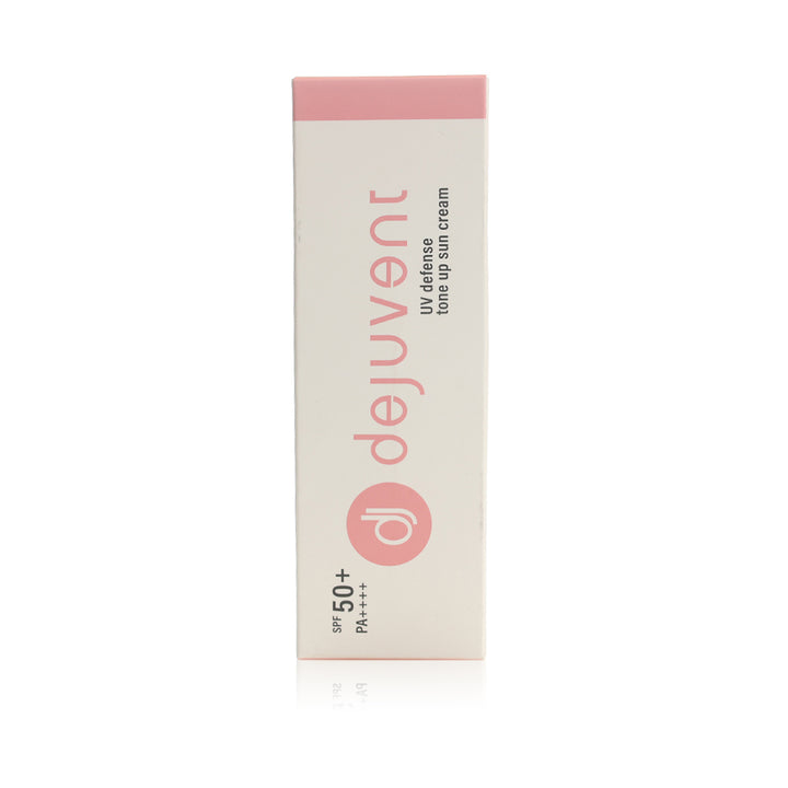 Dejuvent UV Defense Tone Up Sun Cream SPF50+ PA++++ - 50ml | ديجوفينت كريم واقي شمسي فيزيائي مع لون spf50+ - 50 مل