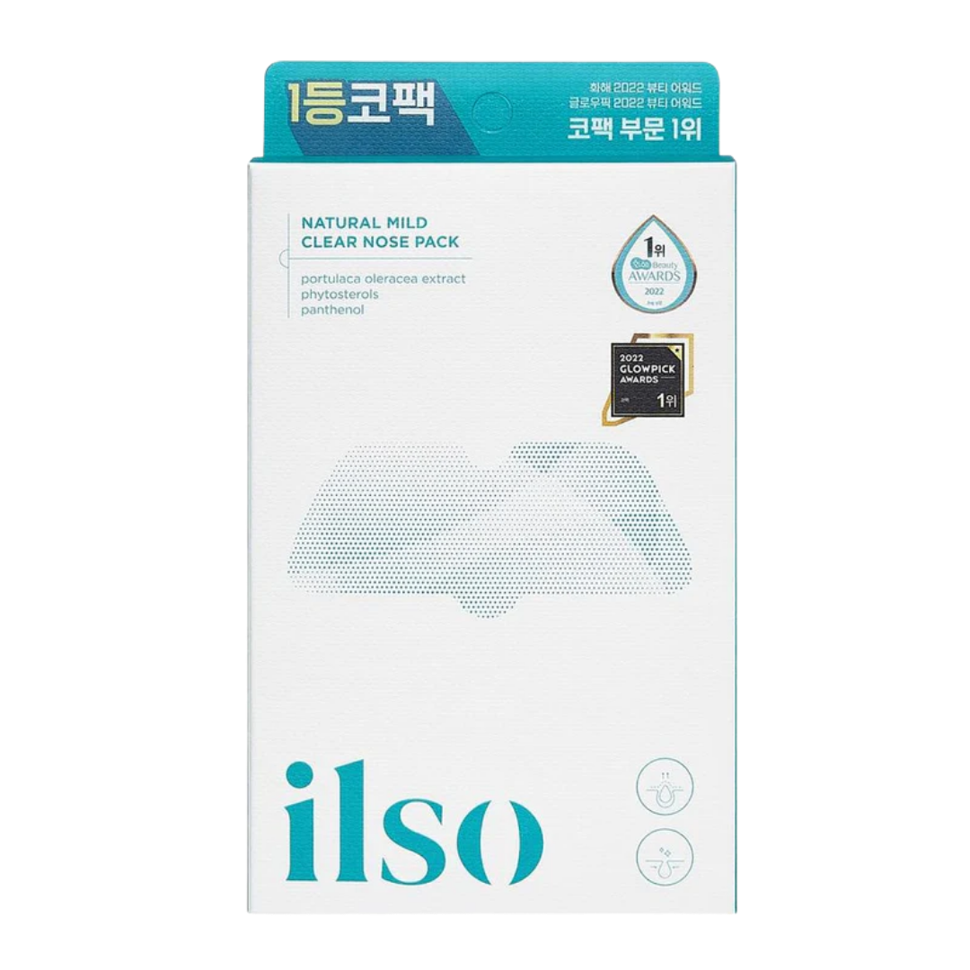 ilso Natural Mild Clear Nose Pack 5 Set | ايلزو مجموعة لصاقات لإزالة الرؤوس السوداء