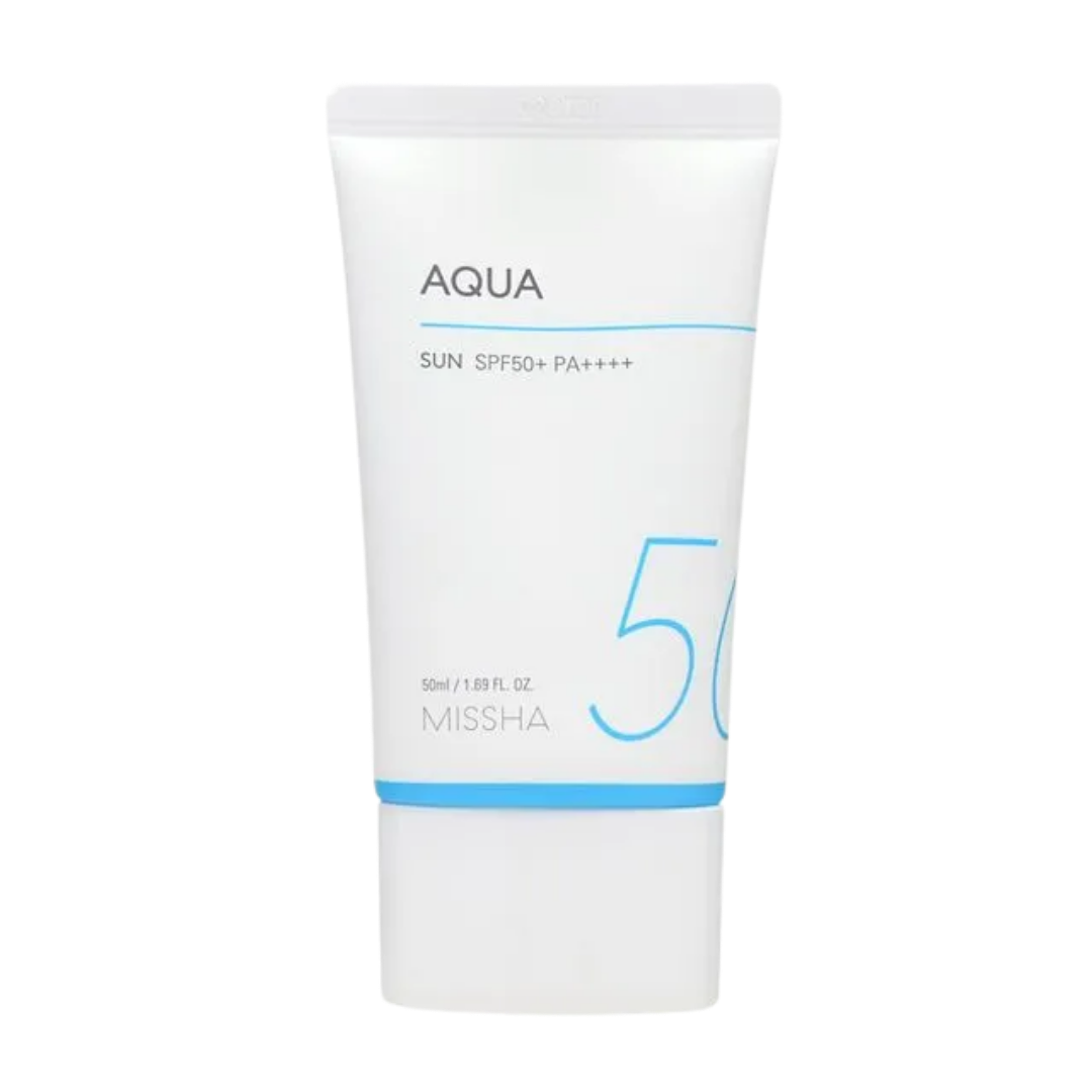 MISSHA All-around Safe Block Aqua Sun SPF50+ - 50ml | ميسا واقي شمسي ومرطب للبشرة - 50 مل