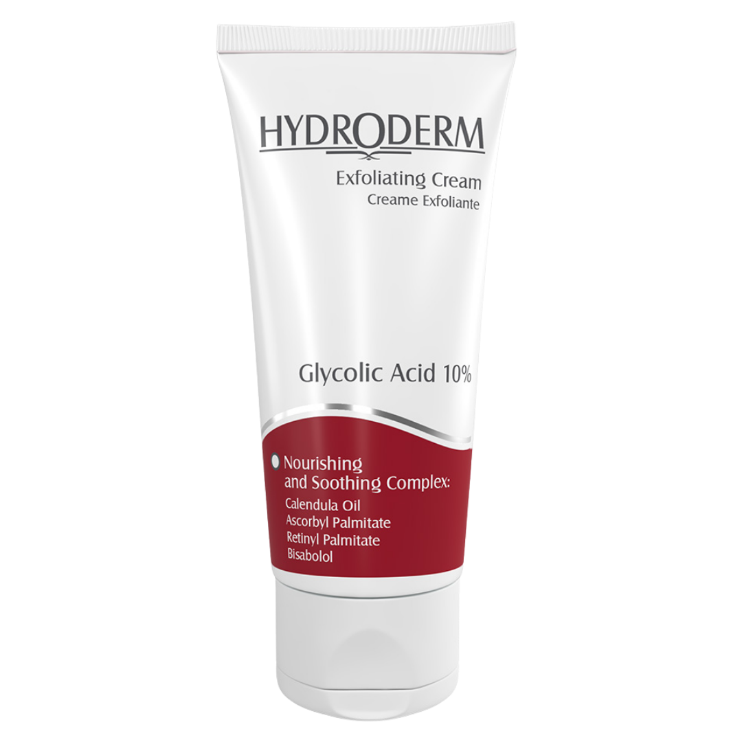 HYDRODERM exfoliating cream Glycolic Acid 10% - 50ml | هيدروديرم كريم مقشر بالجليكوليك اسيد - 50 مل