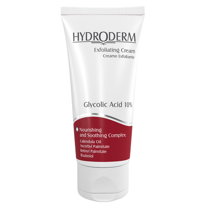 HYDRODERM exfoliating cream Glycolic Acid 10% - 50ml | هيدروديرم كريم مقشر بالجليكوليك اسيد - 50 مل