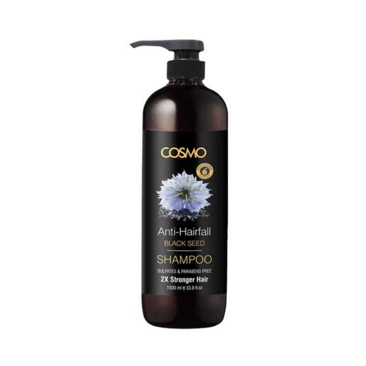 COSMO Anti-hairfall black Seed Shampoo - 1000ml | كوزمو شامبو مضاد لتساقط الشعر - ١٠٠٠ مل