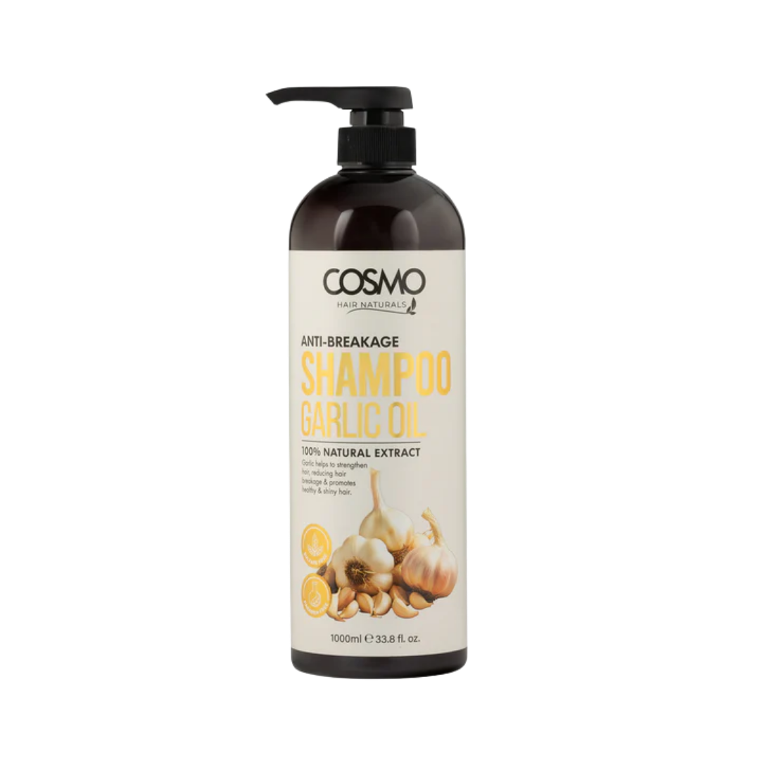 COSMO Anti- breakage shampoo garlic oil - 1000ml | كوزمو شامبو مضاد للتقصف بزيت التوم - 1000 مل