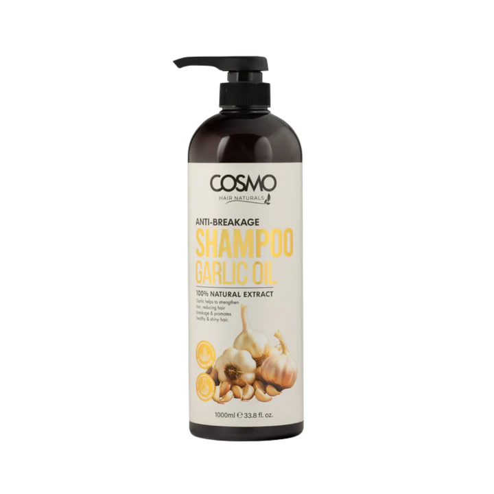 COSMO Anti- breakage shampoo garlic oil - 1000ml | كوزمو شامبو مضاد للتقصف بزيت التوم - 1000 مل