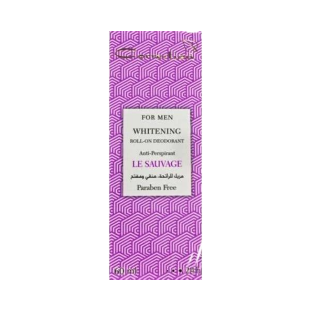 Correction Whitening Roll on Deodorant for Men Le Sauvage - 60ml | كوريكشن رول مزيل تعرق للرجال - 60 مل