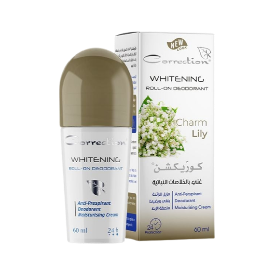 Correction Whitening Roll -On Deodorant charm Lily - 60 ml | كوريكشن مزيل تعرق رول شارم ليلي - 60 مل
