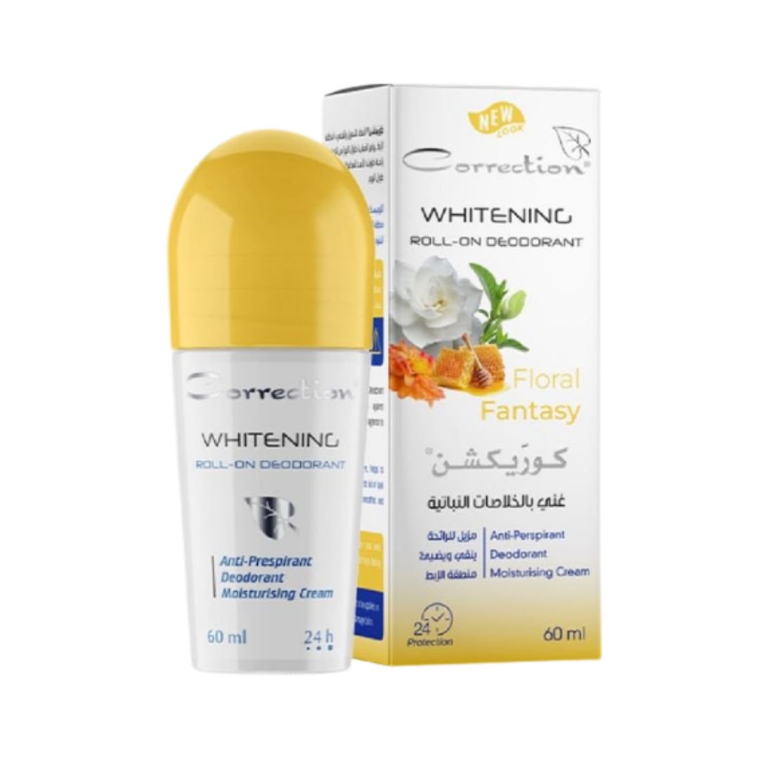 Correction Whitening Roll -On Deodorant Floral Fantasy - 60 ml | كوريكشن مزيل تعرق رول فلورال فانتاسي - 60 مل