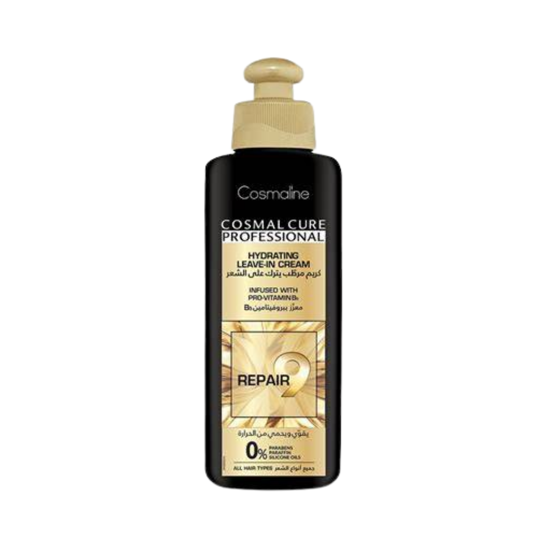 Cosmaline Cure Professional Hydrating Leave-In Cream - 250ml | كوزمالين كريم ترطيب احترافي من كوزمالين كيور - 250 مل