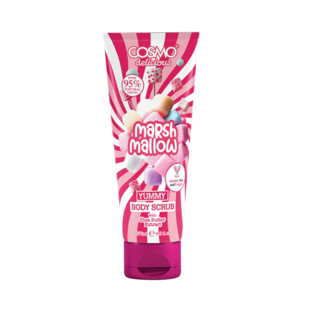 COSMO Marsh Mallow Yummy Body Scrub - 275ml | كوزمو سكراب للجسم برائحة المارشميلو - 275 مل