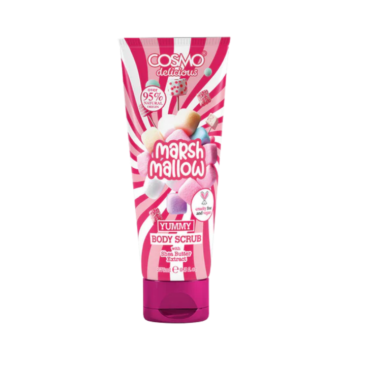 COSMO Marsh Mallow Yummy Body Scrub - 275ml | كوزمو سكراب للجسم برائحة المارشميلو - 275 مل