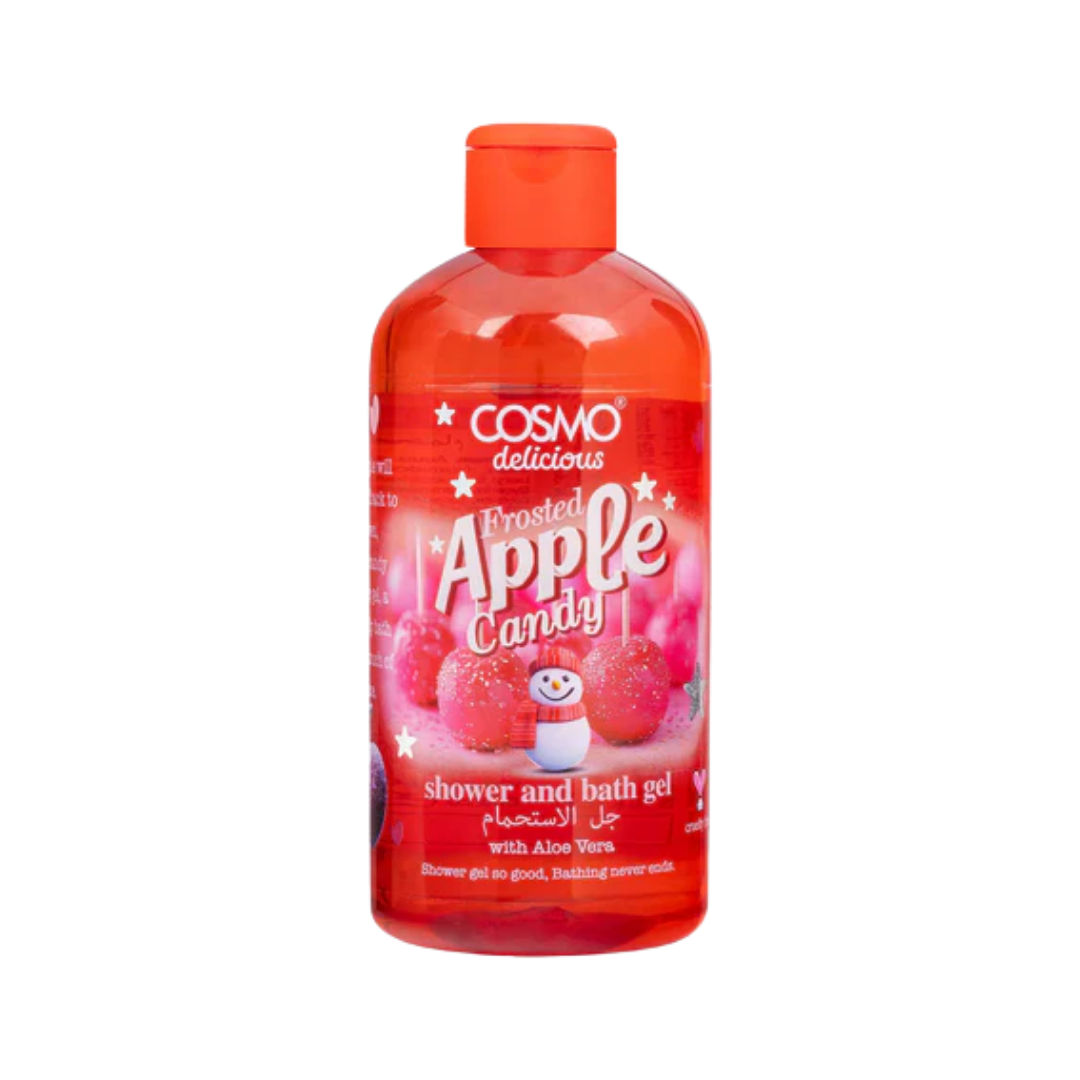 COSMO Apple Candy Shower And Bath Gel - 500ml | كوزمو جل الاستحمام برائحة حلوى التفاح - 500 مل