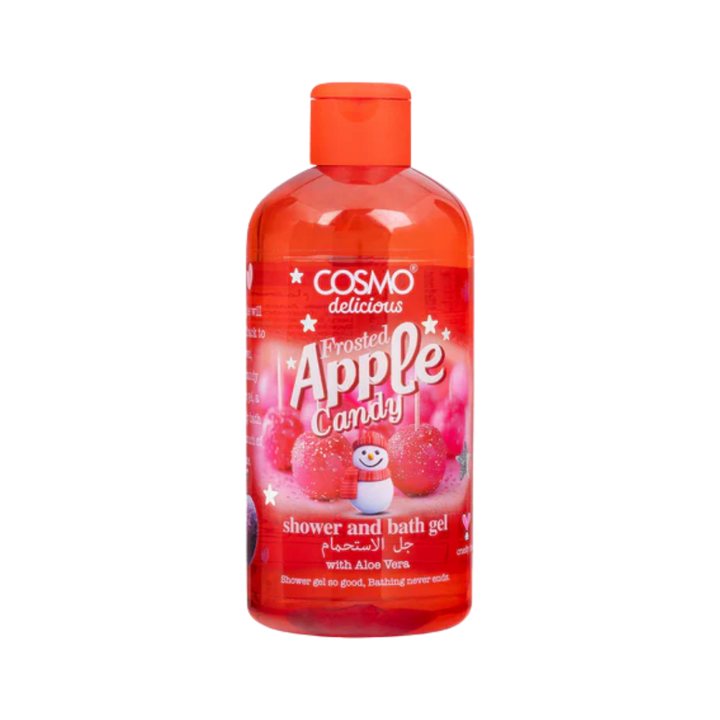 COSMO Apple Candy Shower And Bath Gel - 500ml | كوزمو جل الاستحمام برائحة حلوى التفاح - 500 مل