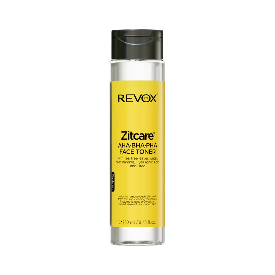 REVOX AHA.BHA.PHA. Face Toner -250ml | ريفوكس تونر مصمم للبشرة المعرضة لحب الشباب - 250 مل