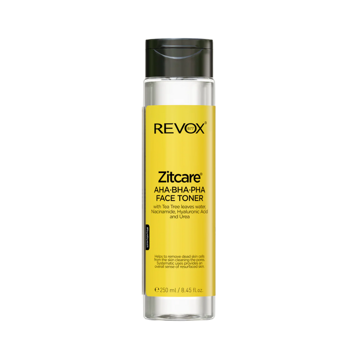 REVOX AHA.BHA.PHA. Face Toner -250ml | ريفوكس تونر مصمم للبشرة المعرضة لحب الشباب - 250 مل