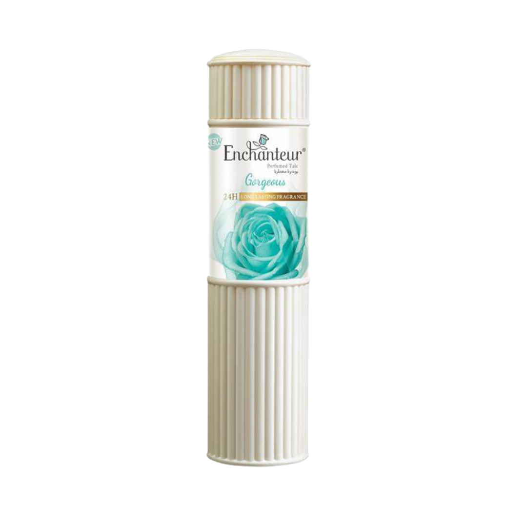 Enchanteur Perfumed Talc Gorgeous - 250g | انشانتر بودرة معطرة للجسم - 250 غ