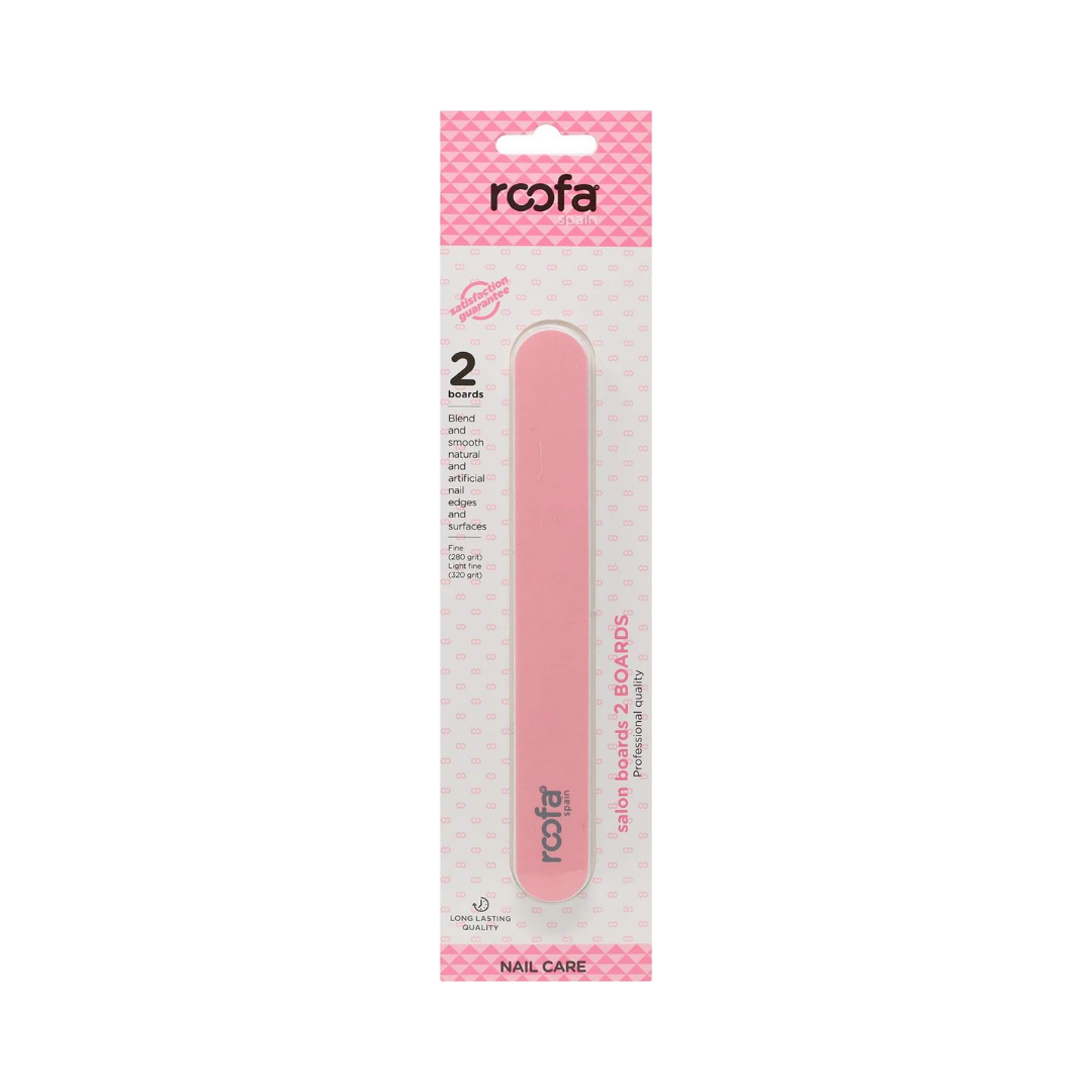 roofa Salon Boards 2 Boards 022NC | روفا مبرد للأظافر بسطحين مزدوجي الخشونة 022 NC