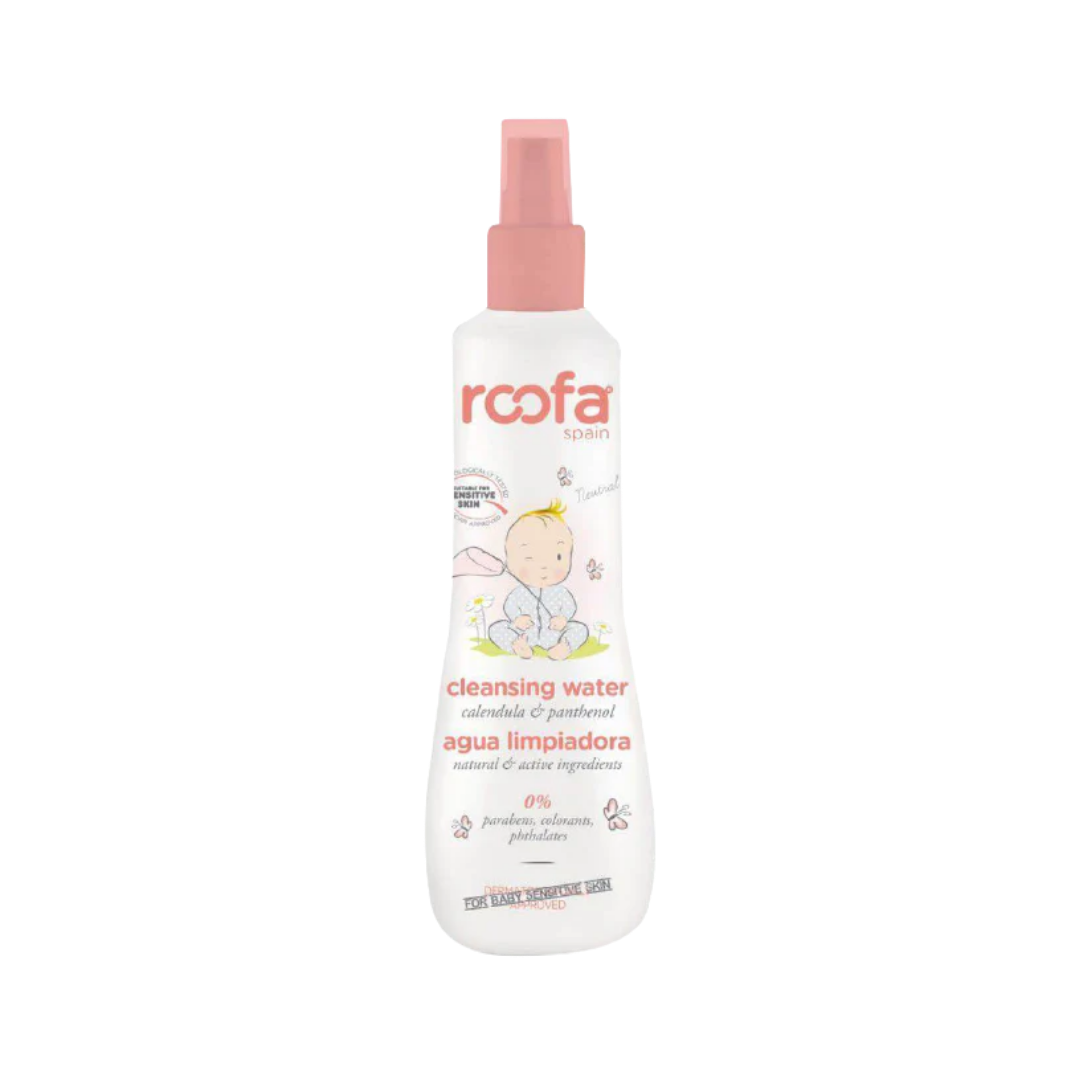 Roofa Baby Cleansing Water - 200ml | روفا ماء لتنظيف البشرة للأطفال - 200 مل