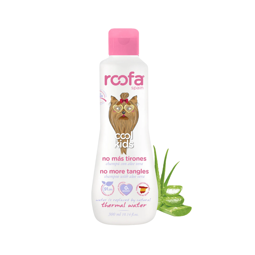 Roofa Cool Kids shampoo no more tangles - 300ml | روفا شامبو لتنظيف وتسهيل فك الشعر - 300 مل