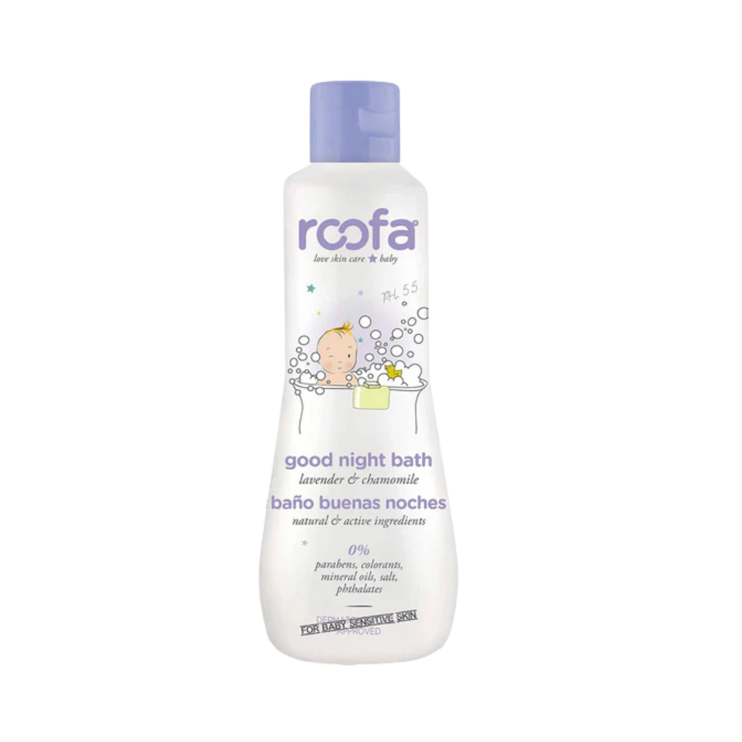 roofa Good Night Bath Gel Lavander - 200ml | روفا جل الاستحمام للأطفال باللافندر - 200 مل