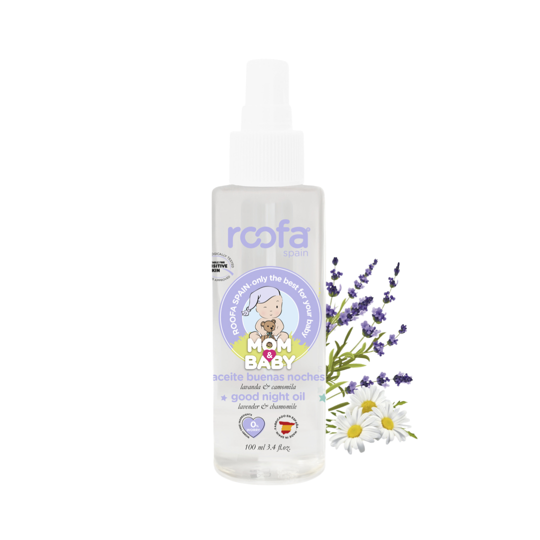 Roofa Spain Good Night Oil - 100ml | روفا زيت للأطفال غود نايت - 100 مل