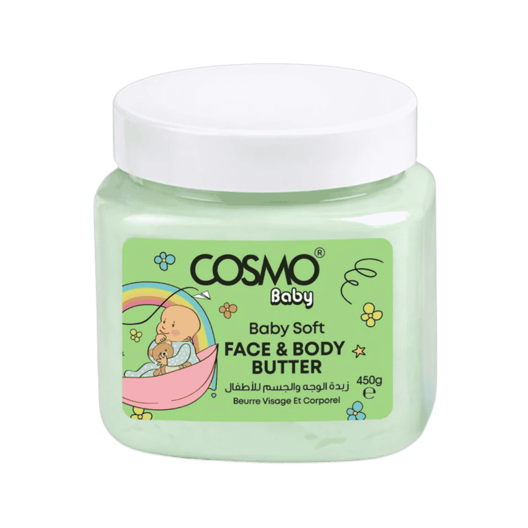 Cosmo Baby Soft Bedtime Face & Body Butter - 450ml | كوزمو زبدة الوجه والجسم للأطفال - 450مل