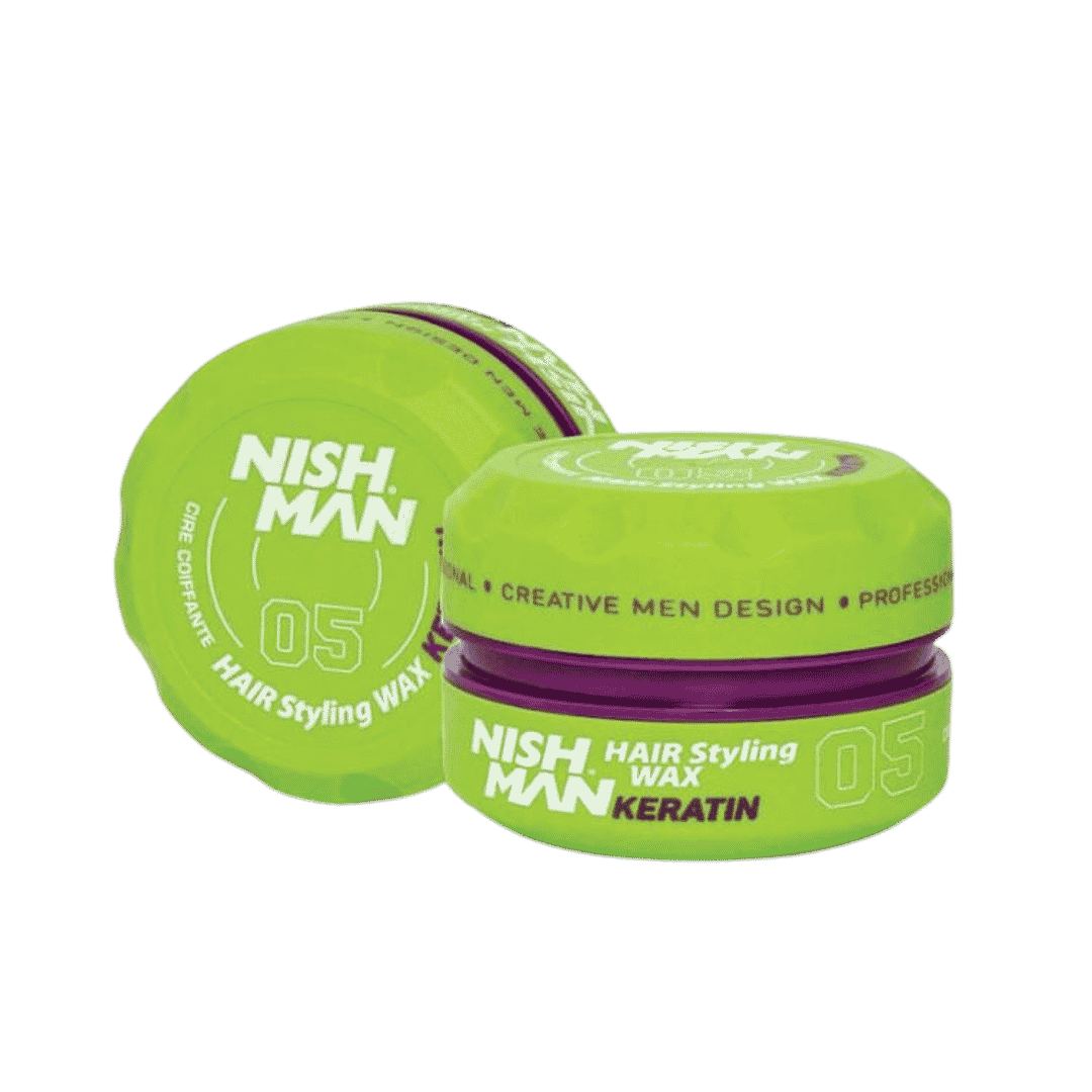 NISH MAN Hair Styling Wax Keratin - 150ml | نيشمان شمع تصفيف الشعر للرجال كيراتين - 150مل