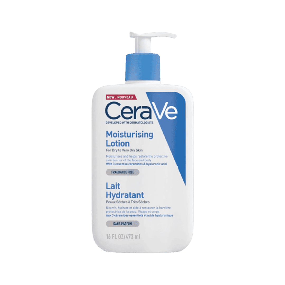 CeraVe Moisturising Lotion Normal To Dry Skin Face & Body Lait Hydratant - 473ml | سيرافي لوشن مرطب للوجه وللجسم مناسب للبشرة العادية والجافة - 473مل