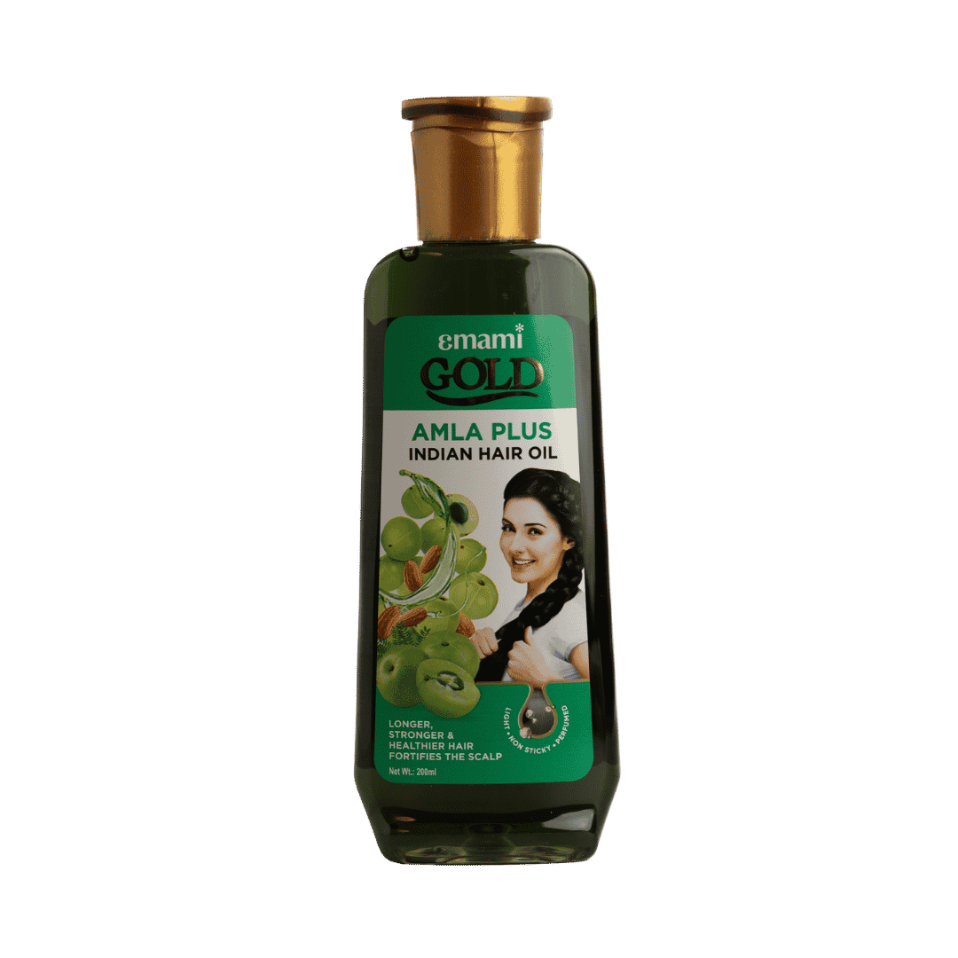 Emami 7 Oils in One Gold Amla Plus Indian Hair Oil - 200ml | ايمامي 7 اويلز ان ون زيت الشعر أملا - 200 مل