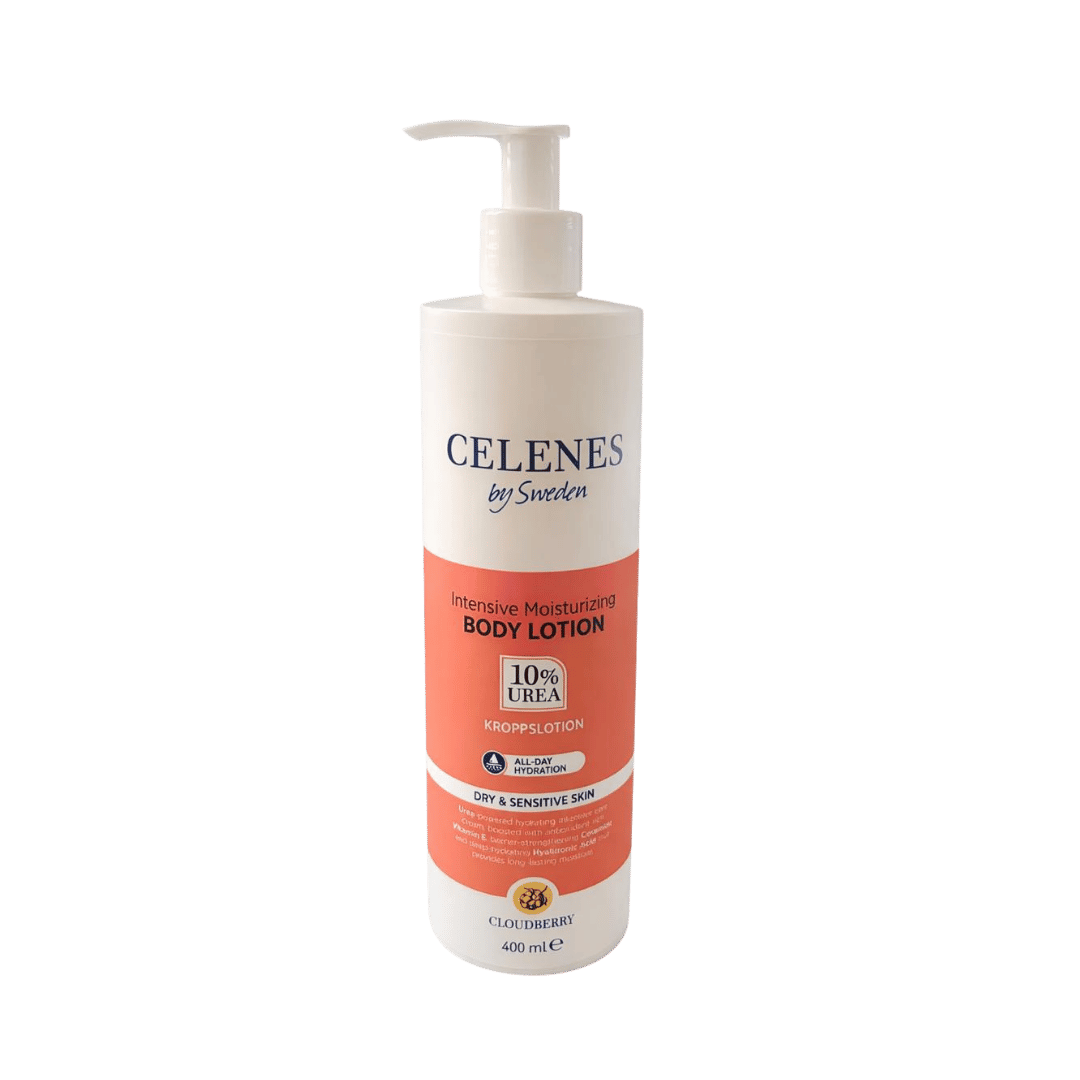 Celenes by Sweden Intensive Moisturizing Body Lotion 10% Urea - 400ml | سيلينس لوشن جسم مرطب مكثف 10% يوريا - 400مل