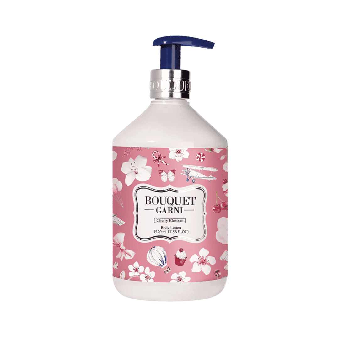 BOUQUET GARNI Body Lotion Cherry Blossom - 520ml | بوكيه غارني لوشن للجسم برائحة ازهار الكرز - 520 مل