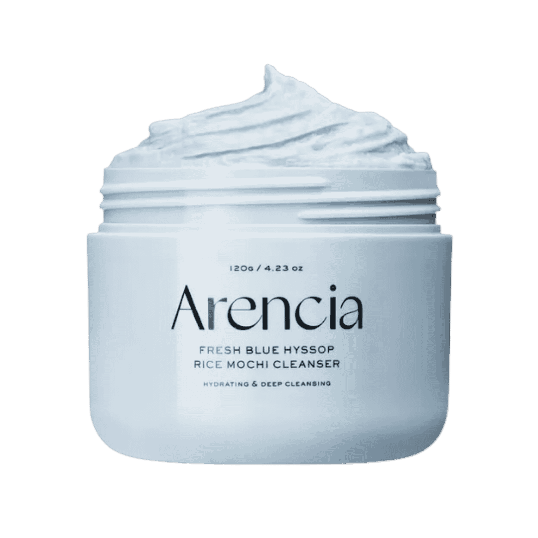 Arencia Fresh Blue Hyssop Rice Mochi Cleanser - 120g | ارنيسيا غسول موتشي للوجه فريش بلو هيسوب - 120 غ