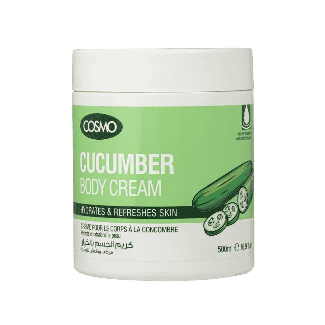 Cosmo Cucumber Body Cream - 500ml | كوزمو كريم جسم بالخيار - 500مل