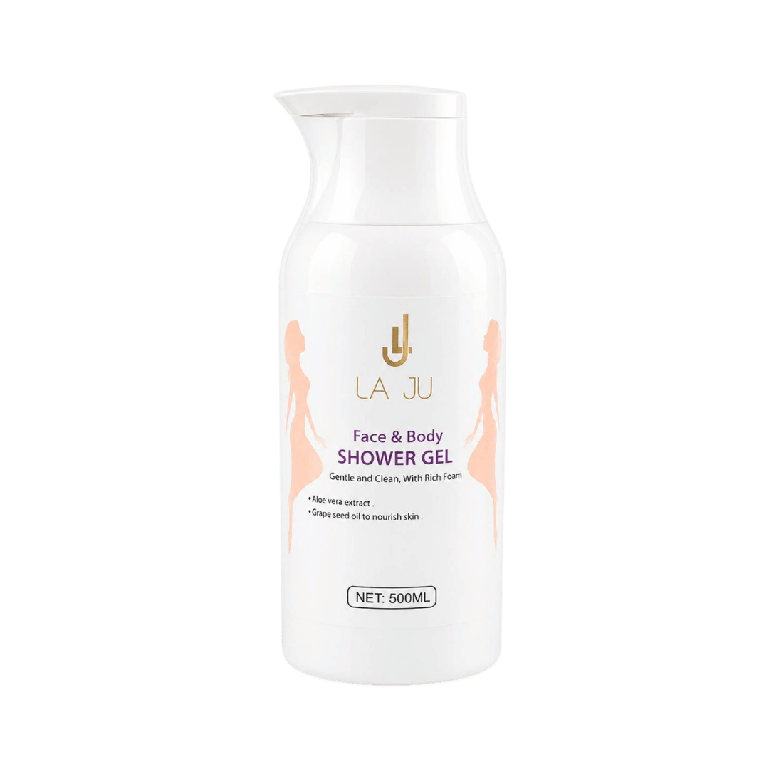 LA JU Face & Body Shower Gel - 500ml | لا جو جل استحمام للوجه والجسم - 500مل