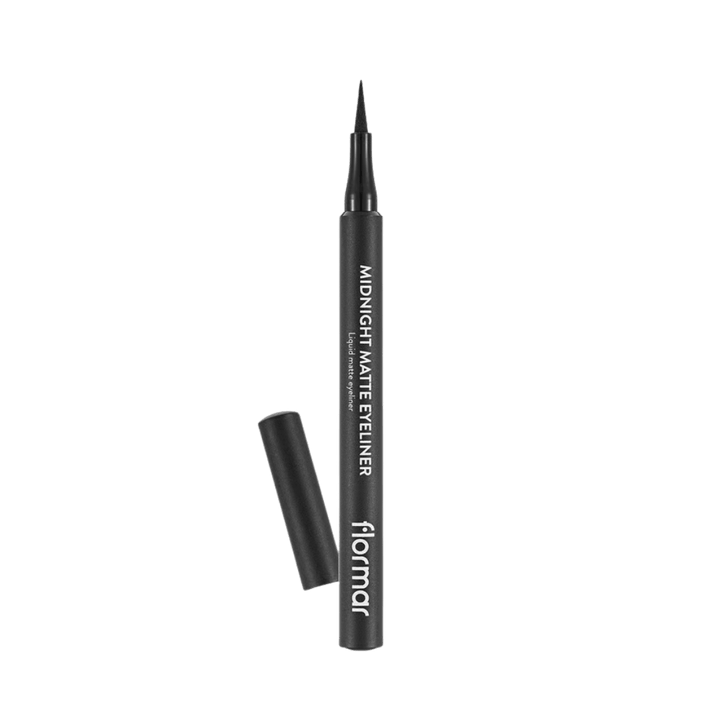 Flormar Midnight Matte Eyeliner - 1.2ml | فلورمار ايلاينر مات ميدنايت - 1.2مل