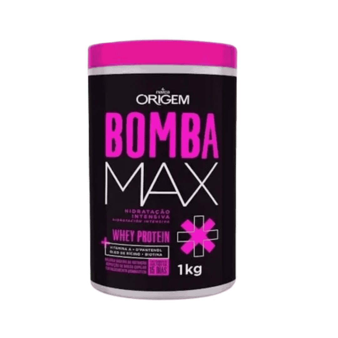 nazca Origem Bomba Max - 1kg | نازكا اوريجيم كريم ترطيب مكثف للشعر بومبا ماكس - 1 كغ