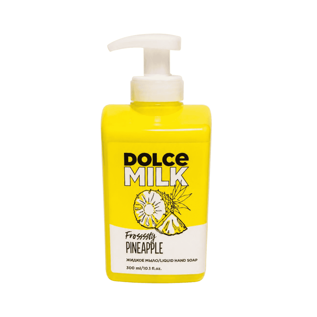DOLCE MILK Frossssty Pineapple Liquid Hand Soap - 300ml | دولتشي ميلك صابون يد سائل بنكهة الأناناس - 300مل