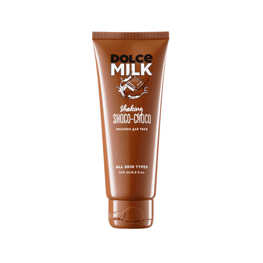 DOLCE MILK Shaking Shoko Choco All Skin Types - 200ml | دولتشي ميلك حليب للجسم شيكنغ شوكو لكل انواع البشرة - 200 مل