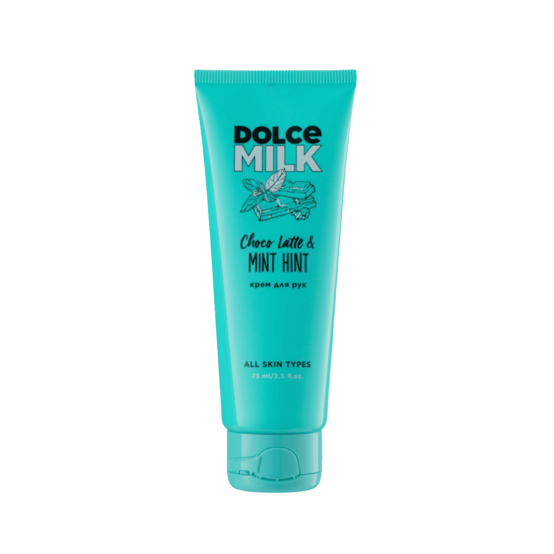 DOLCE MILK Mint Hint & Choco Latte Hand Cream - 75ml | دولتشي ميلك كريم لليدين مينت هينت اند شوكو - 75 مل