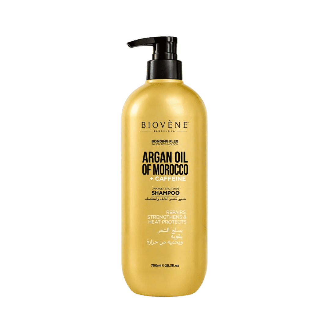 BIOVENE Argan Oil Of Morocco + Caffeine Shampoo - 750ml | بيوفين شامبو بزيت الارجان والكافيين - 750 مل