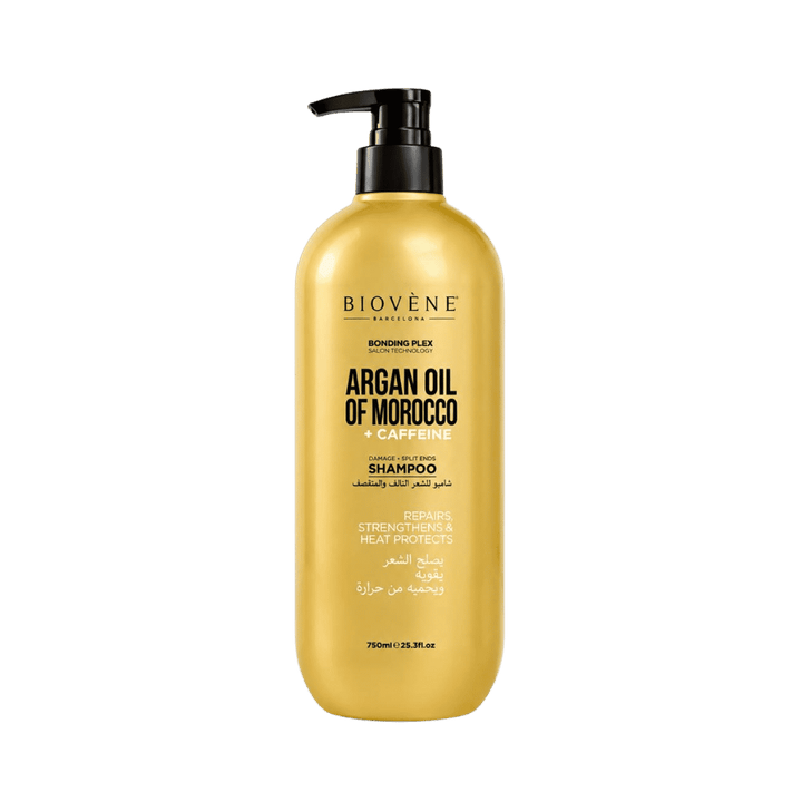 BIOVENE Argan Oil Of Morocco + Caffeine Shampoo - 750ml | بيوفين شامبو بزيت الارجان والكافيين - 750 مل