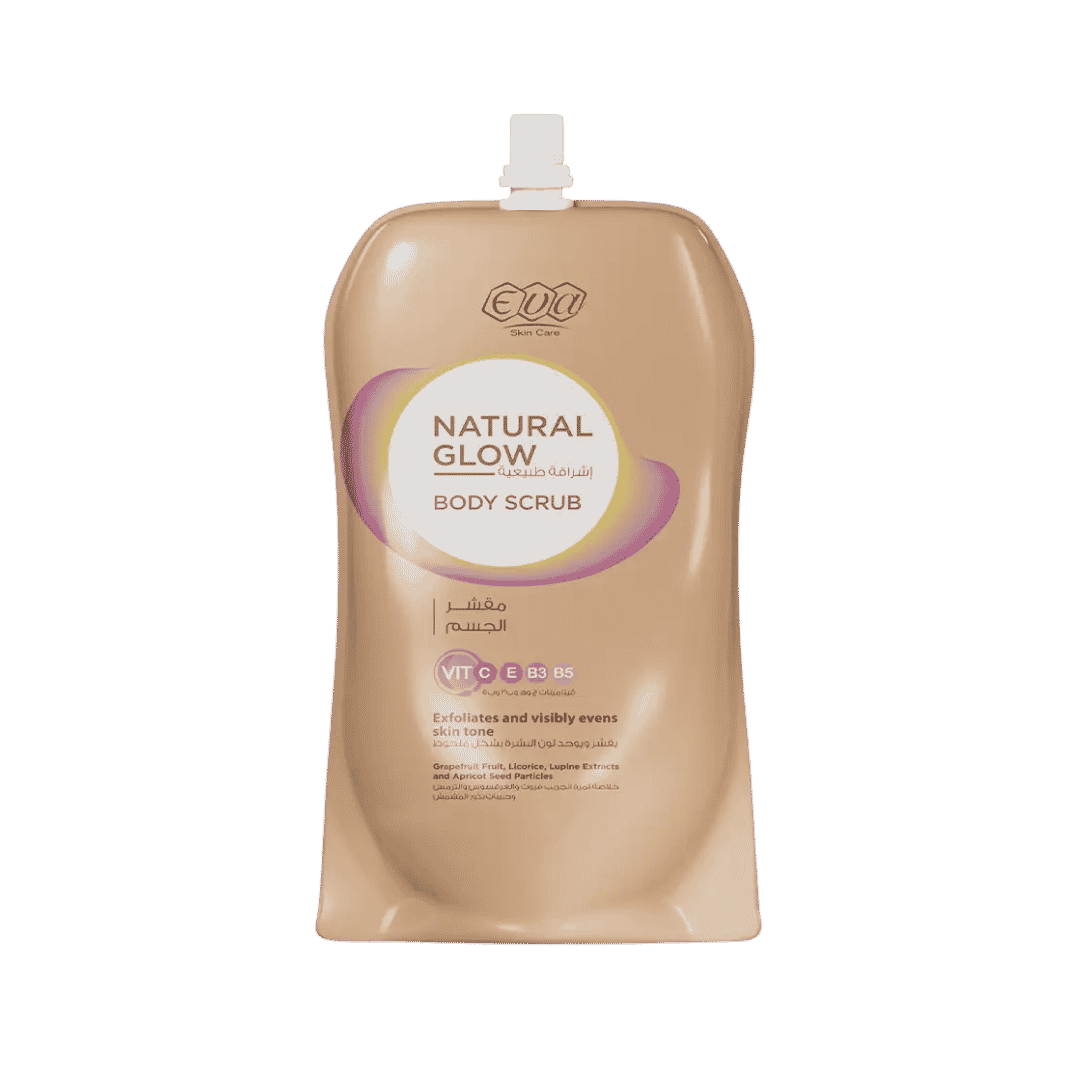 Eva Skin Care Natural Glow Body Scrub - 250g | ايفا مقشر الجسم ناتشورال جلو - 250غ