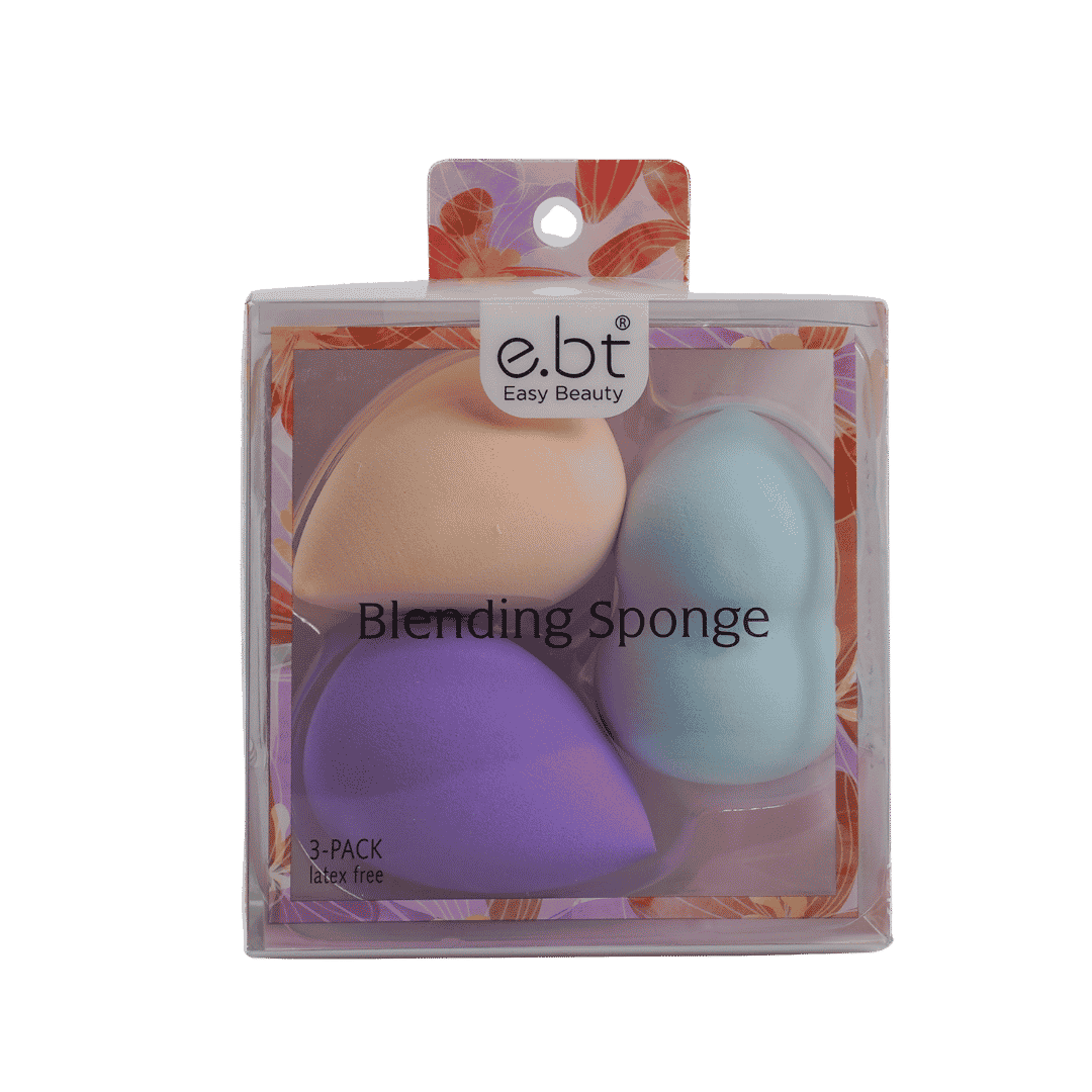 Easy Beauty Blending Sponge - 3 Pack | ايزي بيوتي اسفنجات مكياج - 3 قطع