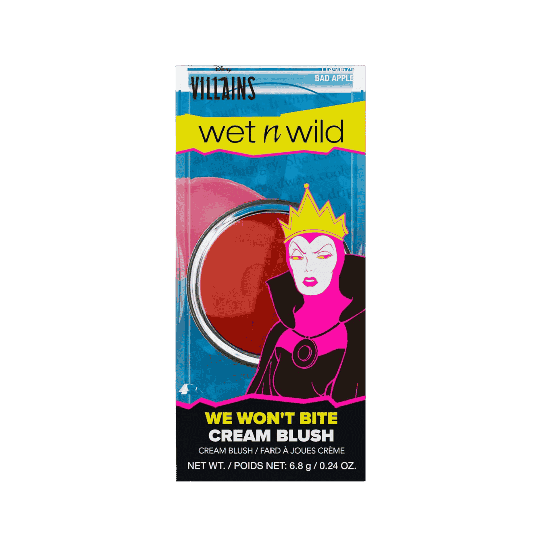 Wet n Wild x Disney Villains We Won't Bite Cream Blush - 6.8g | ويت ان وايلد بلاش كريمي × ديزني فيلنز وي وونت بايت - 6.8 غرام