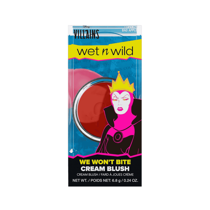 Wet n Wild x Disney Villains We Won't Bite Cream Blush - 6.8g | ويت ان وايلد بلاش كريمي × ديزني فيلنز وي وونت بايت - 6.8 غرام