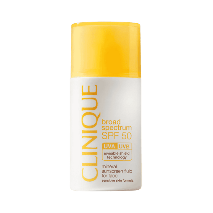 Clinique SPF 50 Mineral Sunscreen Fluid For Face - 30ml | كلينك واقي شمسي معدني سائل للوجه - 30 مل