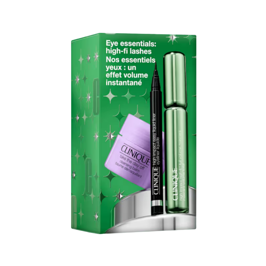 Clinique Eye Essentials: High-Fi Lashes Mascara Set | كلينك مجموعة اساسية لمكياج العيون