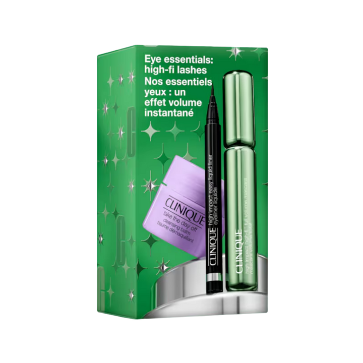 Clinique Eye Essentials: High-Fi Lashes Mascara Set | كلينك مجموعة اساسية لمكياج العيون