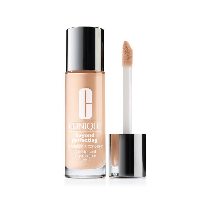 Clinique Beyond Perfecting Lightweight Liquid Foundation + Concealer - 30ml | كلينك فاونديشن وكونسيلر بتركيبة سائلة وتغطية كاملة - 30 مل